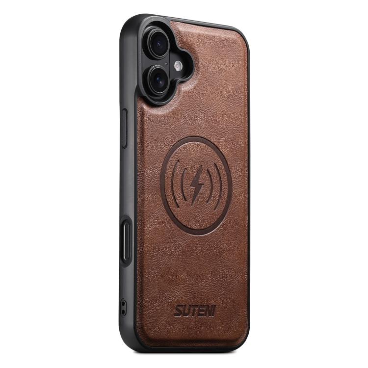 Cowhide-Texture Leather MagSafe Case — iPhone 18 Pro