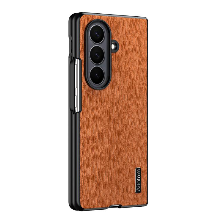 Tree Bark Leather Shockproof Case — Galaxy Z Fold8 Ultra