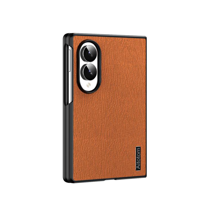 Tree Bark Leather Shockproof Case — Galaxy Z Fold8 Ultra