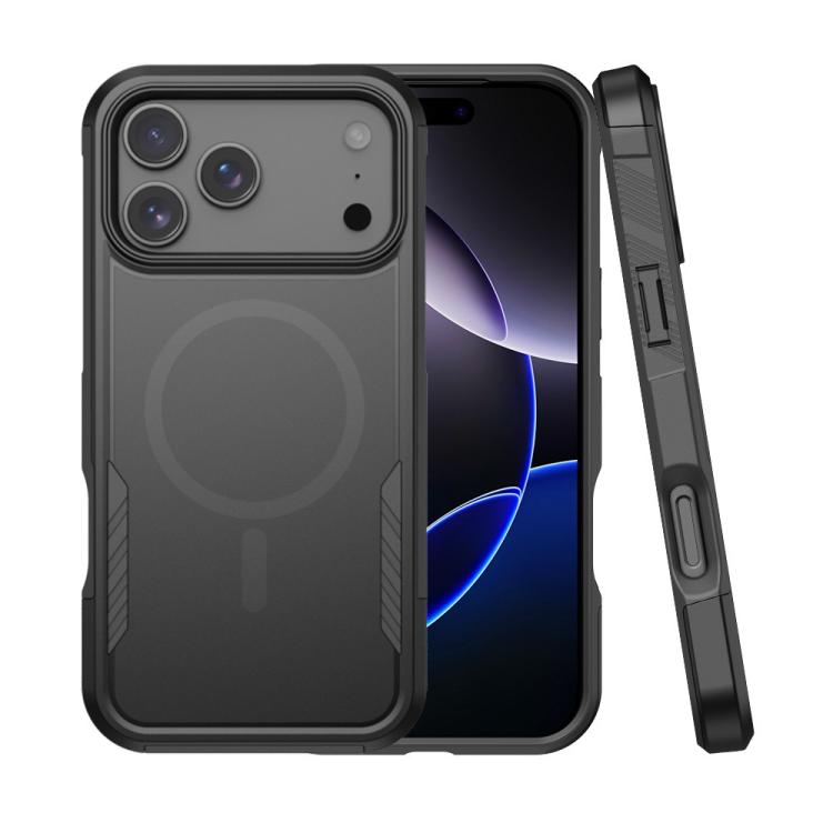 Matte MagSafe Shockproof Case, 1.5 mm Raised Screen Lip — iPhone 17 Pro Max