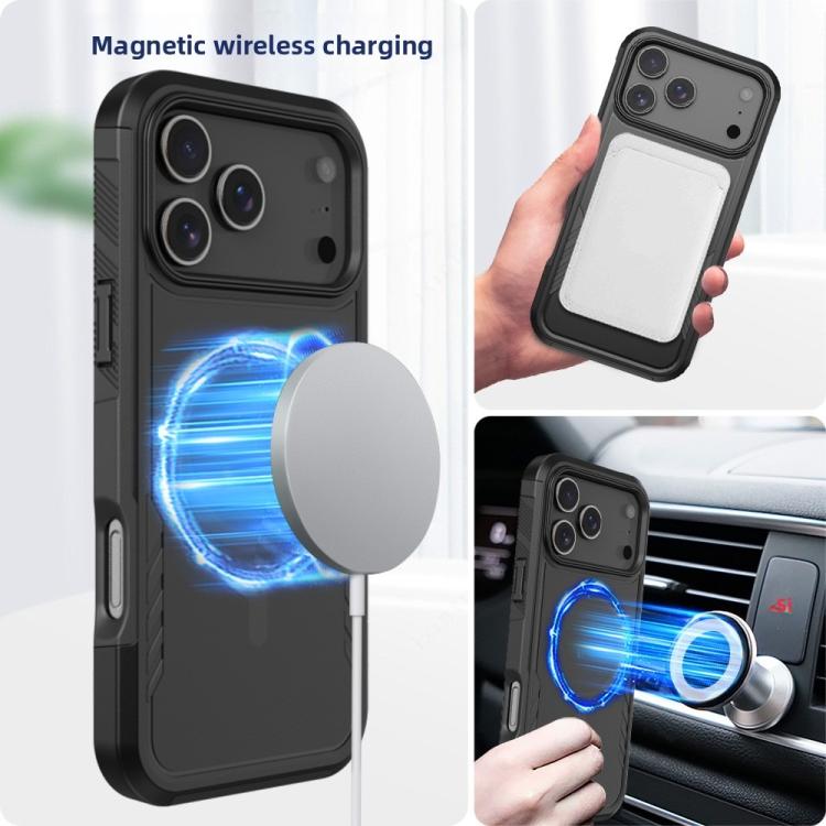 Matte MagSafe Shockproof Case, 1.5 mm Raised Screen Lip — iPhone 17 Pro Max