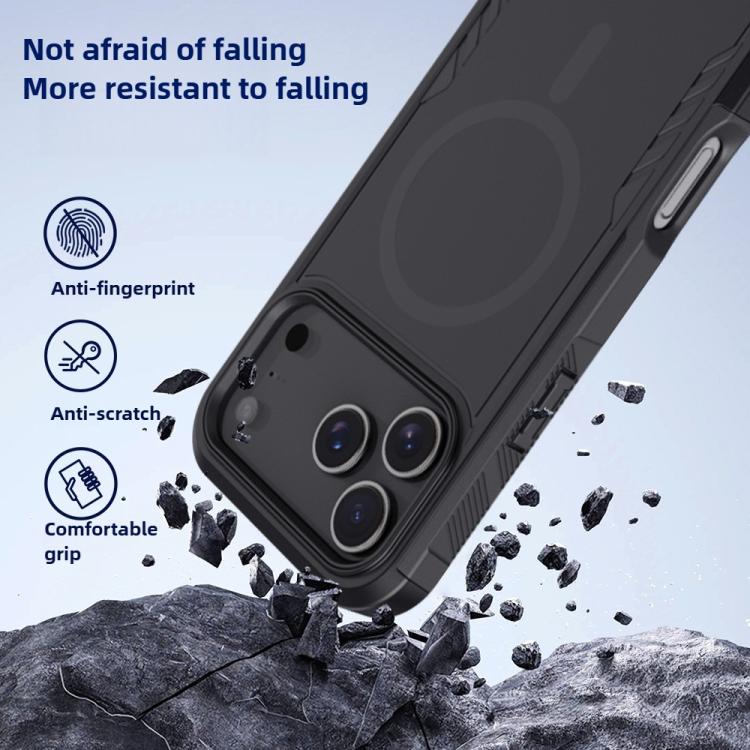 Matte MagSafe Shockproof Case, 1.5 mm Raised Screen Lip — iPhone 17 Pro Max