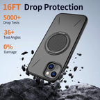 MagSafe Case with 360° Rotating Ring Stand — iPhone 15