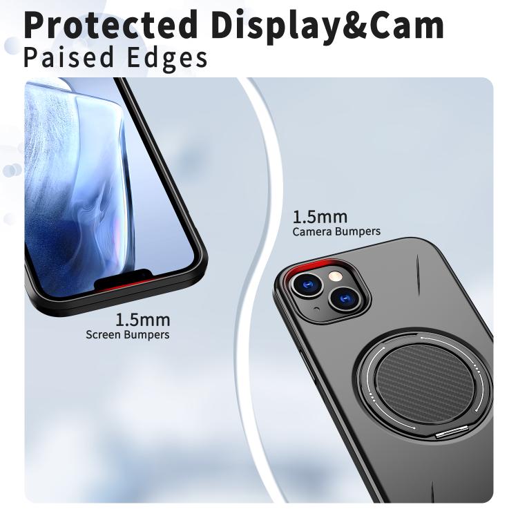 MagSafe Case with 360° Rotating Ring Stand — iPhone 15