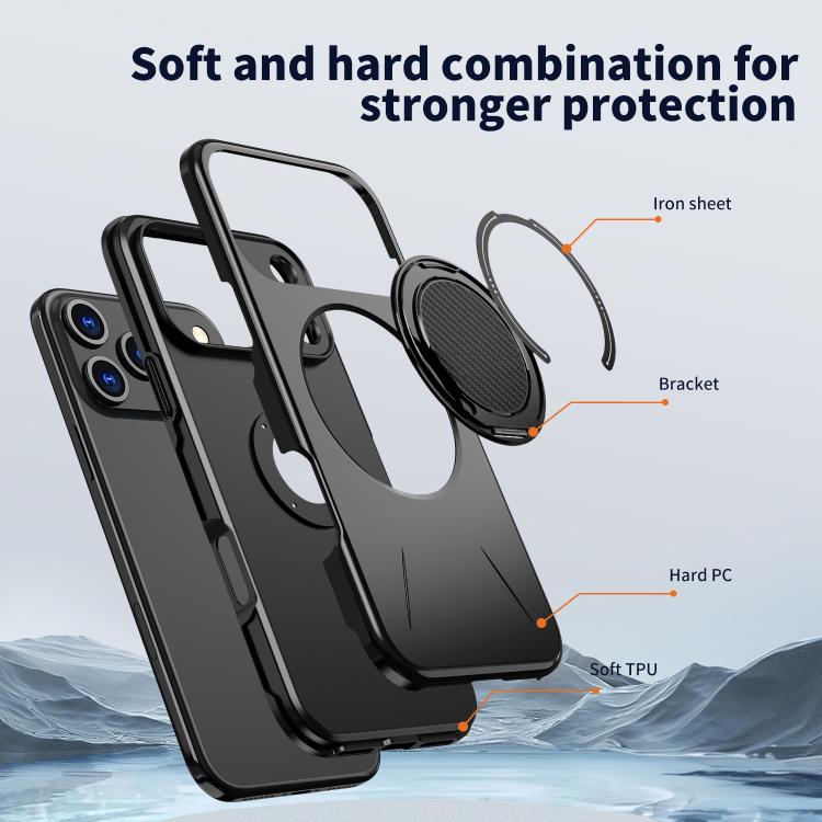 MagSafe Case with 360° Rotating Ring Stand — iPhone 18 Pro