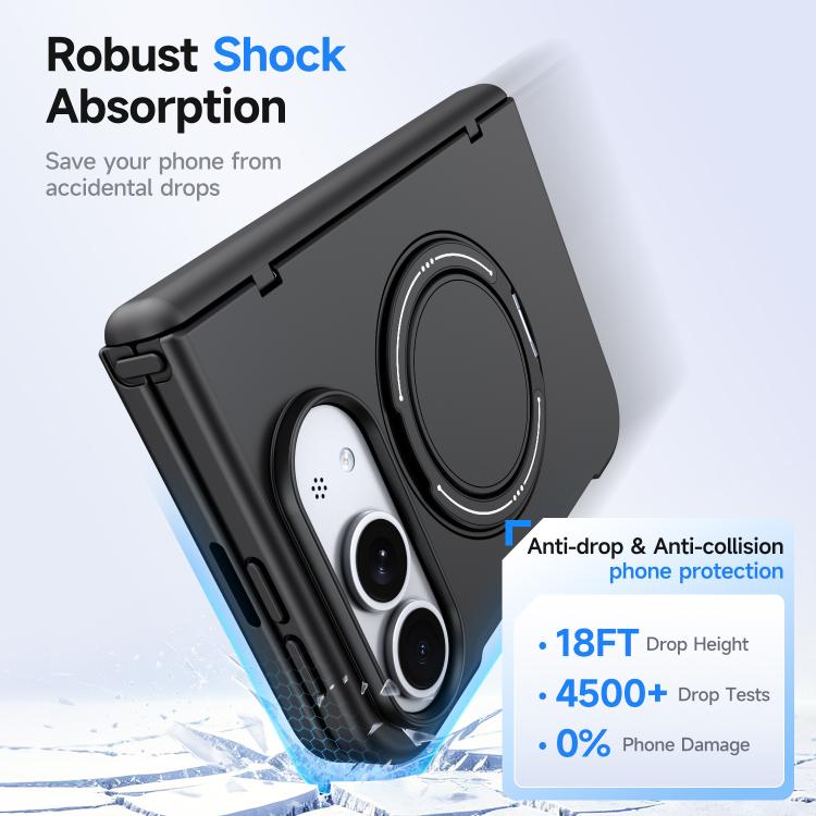 Kalebol Magnetic MagSafe Rotation Holder PC Phone Case, For iPhone 18 Pro, For iPhone Duo, For iPhone 18 Pro Max, For iPhone 17e / 16e, For iPhone 17 Pro Max, For iPhone 17 Pro, For iPhone 17, For iPhone Air, For iPhone 16 Pro Max, For iPhone 16 Pro   ...