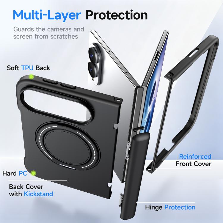 Kalebol Magnetic MagSafe Rotation Holder PC Phone Case, For iPhone 18 Pro, For iPhone Duo, For iPhone 18 Pro Max, For iPhone 17e / 16e, For iPhone 17 Pro Max, For iPhone 17 Pro, For iPhone 17, For iPhone Air, For iPhone 16 Pro Max, For iPhone 16 Pro   ...