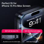 High-Aluminum HD Tempered Glass, Anti-Fingerprint — iPhone 18 Pro Max