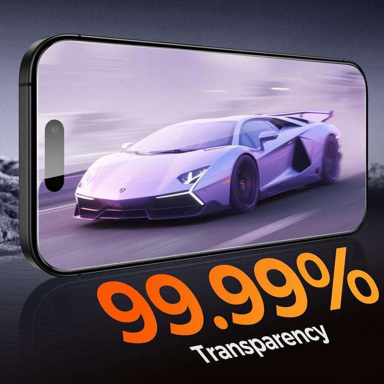 High-Aluminum HD Tempered Glass, Anti-Fingerprint — iPhone 18 Pro Max