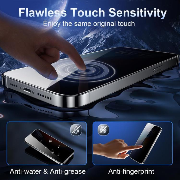 High-Aluminum Privacy Tempered Glass, 28° Anti-Peep — iPhone 18 Pro Max
