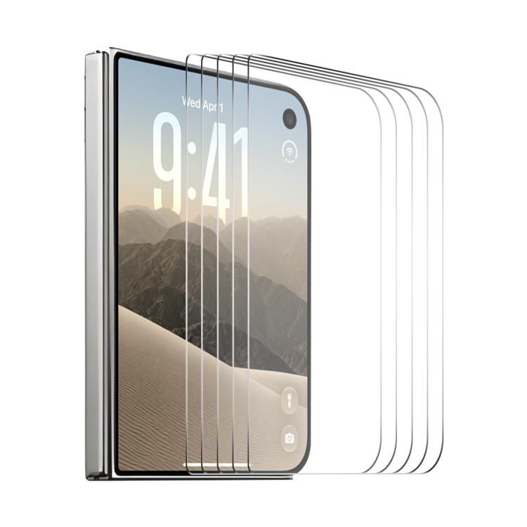 Big Arc Edge Tempered Glass Film (5-Pack) — iPhone 18 Pro