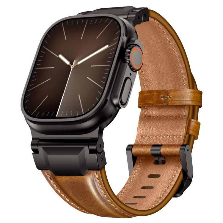 Armour-Style Leather Watch Band — Apple Watch