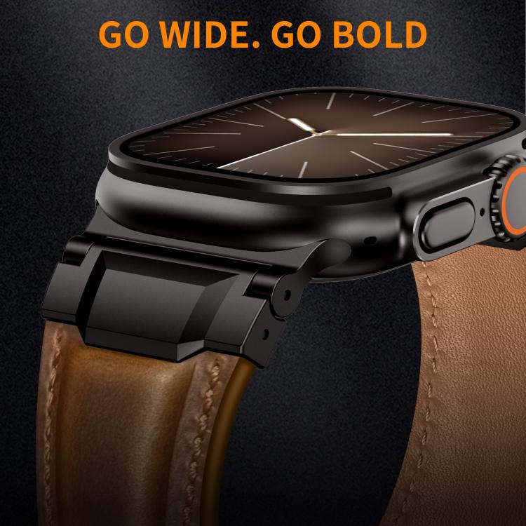 Armour-Style Leather Watch Band — Apple Watch