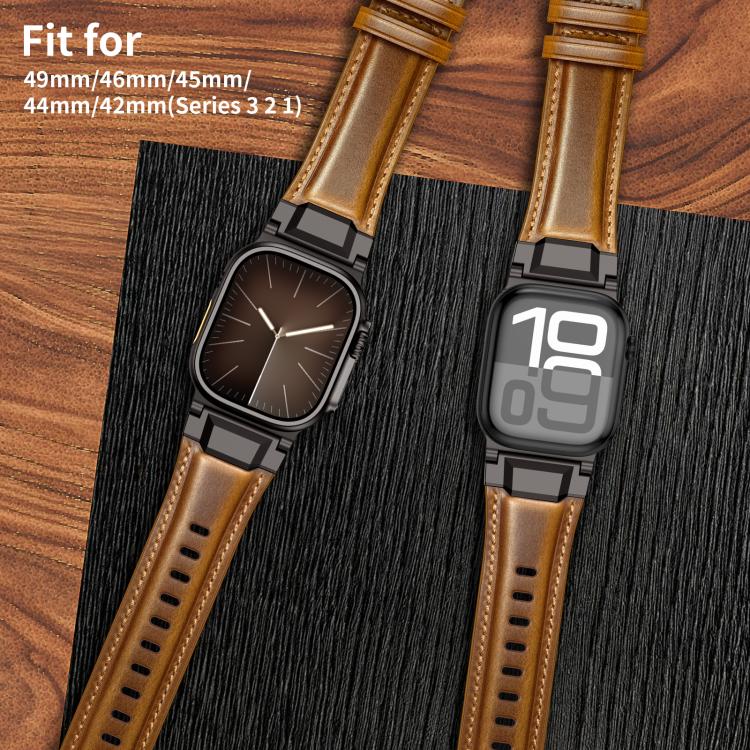 Armour-Style Leather Watch Band — Apple Watch