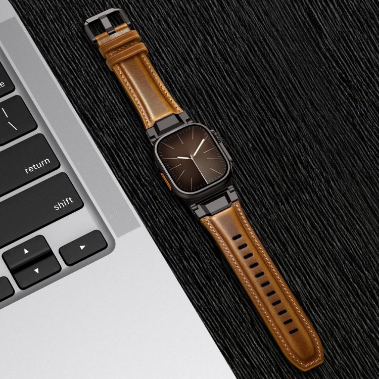 Armour-Style Leather Watch Band — Apple Watch