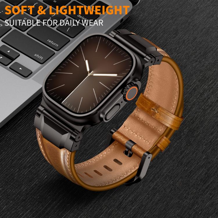 Armour-Style Leather Watch Band — Apple Watch