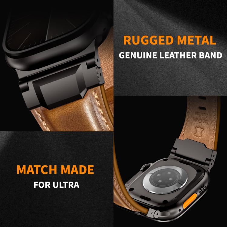 Armour-Style Leather Watch Band — Apple Watch