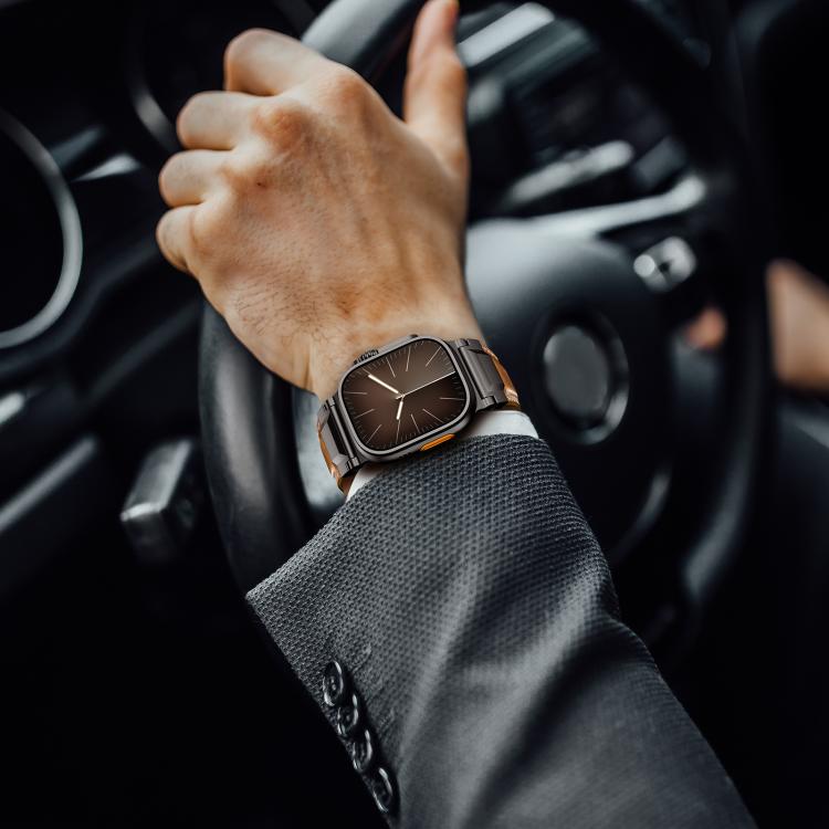 Armour-Style Leather Watch Band — Apple Watch