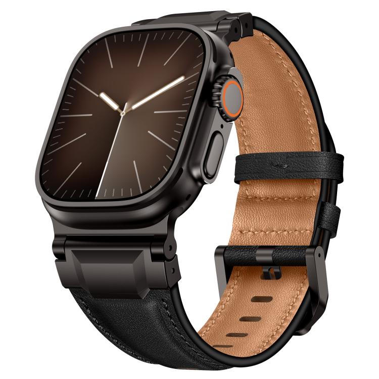 Armour-Style Leather Watch Band — Apple Watch