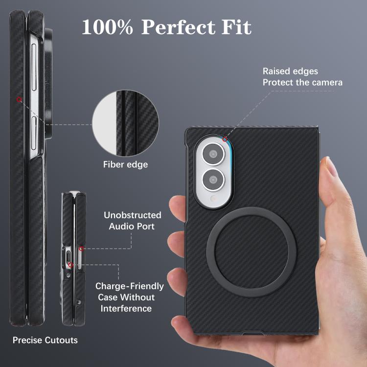 Carbon-Fibre MagSafe Case — Galaxy Z Fold8 & S26