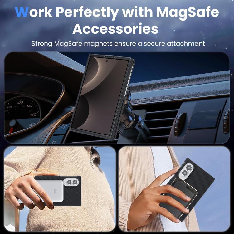 Carbon-Fibre MagSafe Case — Galaxy Z Fold8 & S26