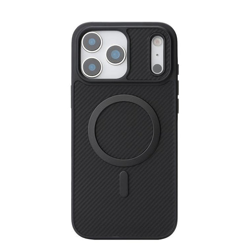 Carbon-Fibre Leather MagSafe Case — iPhone 18 Pro