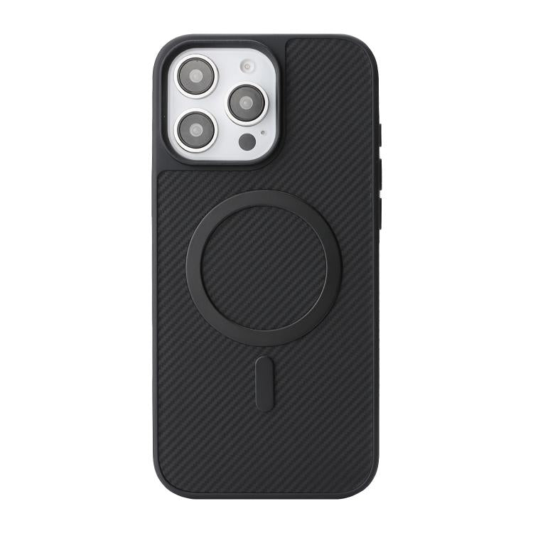Carbon-Fibre Leather MagSafe Case — iPhone 13 Pro