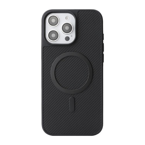 Carbon-Fibre Leather MagSafe Case — iPhone 13 Pro