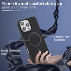 Carbon-Fibre Leather MagSafe Case — iPhone 13 Pro