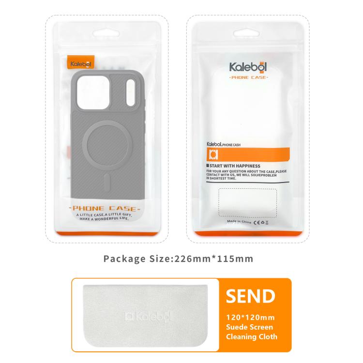 Carbon-Fibre Leather MagSafe Case — iPhone 13 Pro