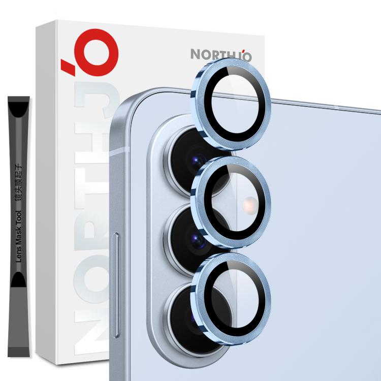 Metal Ring Camera Lens Protector, Tempered Glass — Galaxy S26+