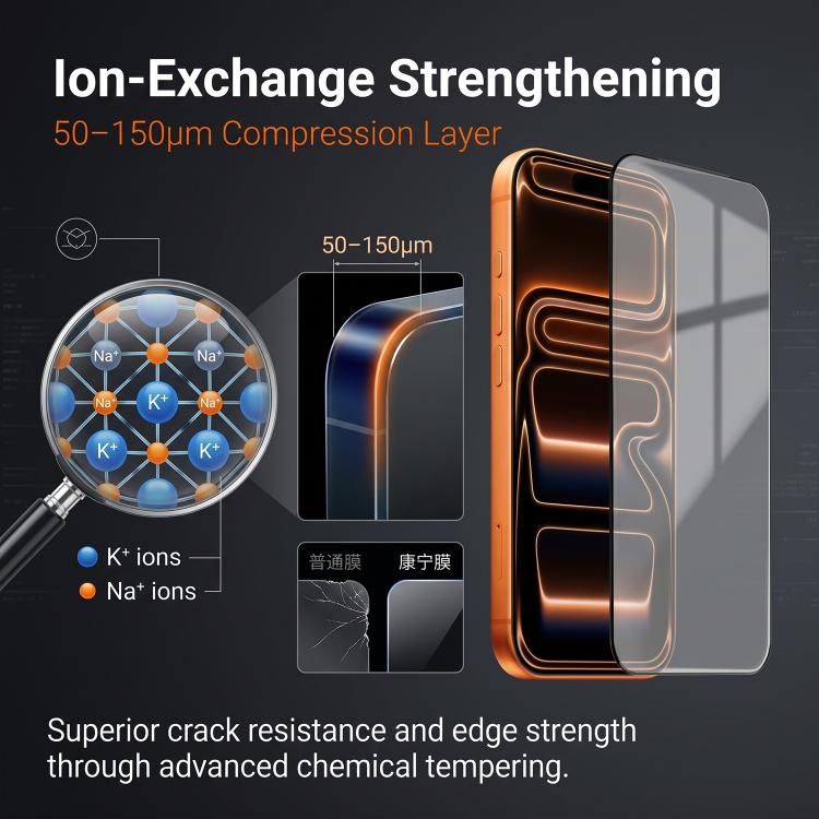 Corning Glass Anti-Glare Screen Protector — iPhone 17 Pro