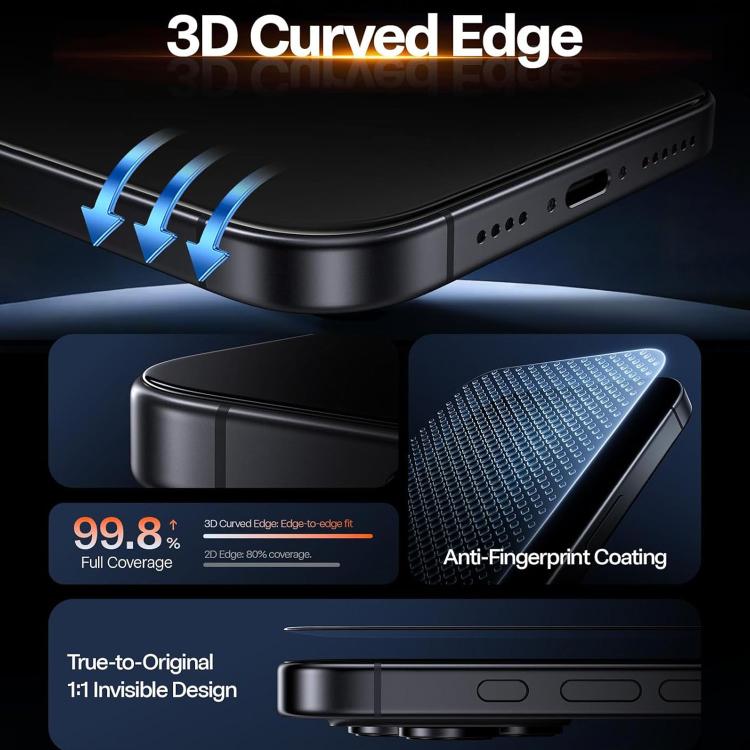 Corning Glass Anti-Glare Screen Protector — iPhone 17 Pro