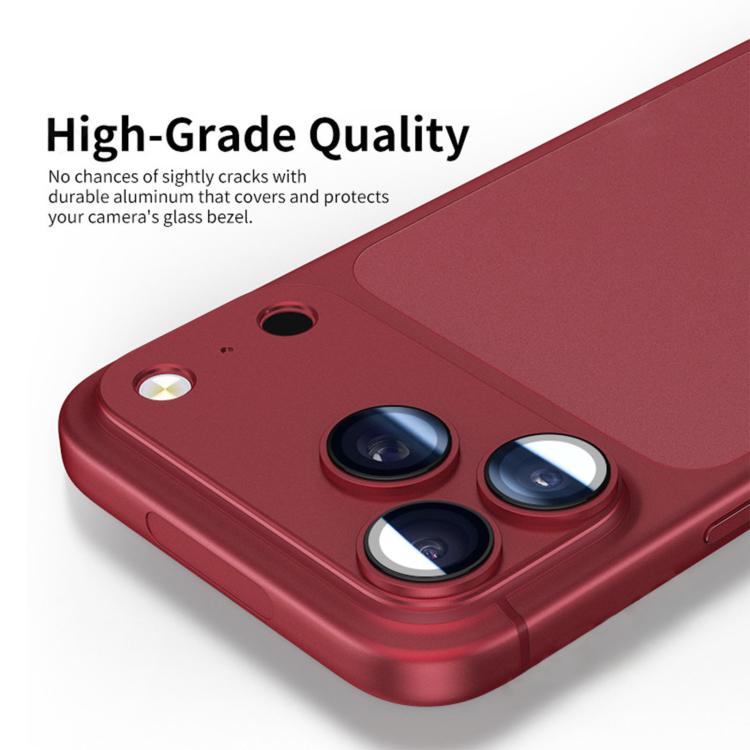Step-Style AR Metal Lens Film — iPhone 18 Pro
