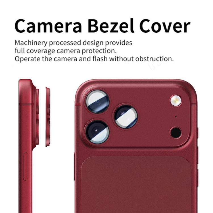 Step-Style AR Metal Lens Film — iPhone 18 Pro