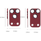 Step-Style AR Metal Lens Film — iPhone 18 Pro