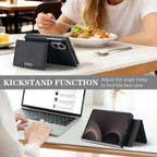 Leather Case with Detachable Magnetic Card Bag