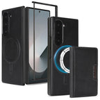 Leather Case with Detachable Magnetic Card Bag