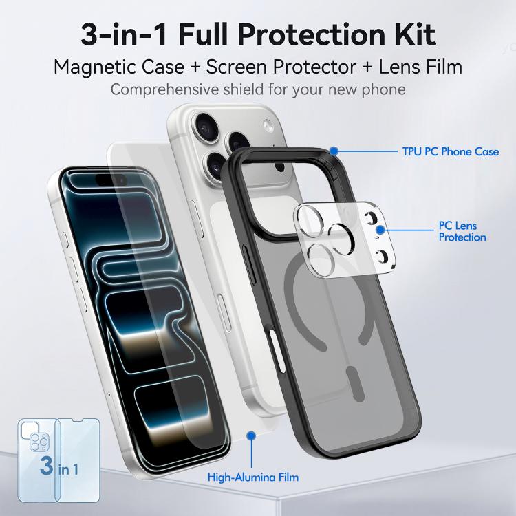 3-in-1 Magnetic Case Set — iPhone 18 Pro