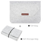 Felt Sleeve Bag with Power Pouch — MacBook