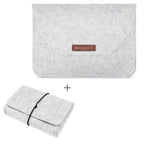 Felt Sleeve Bag with Power Pouch — MacBook