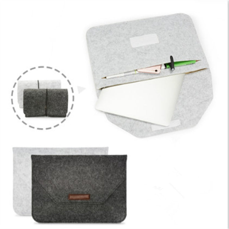 Felt Sleeve Bag with Power Pouch — MacBook