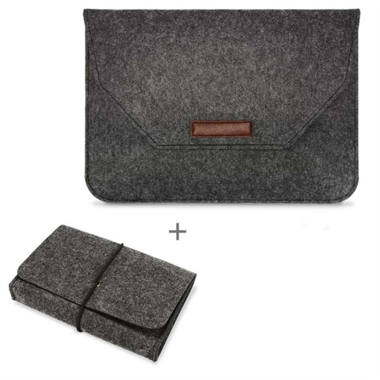 Felt Sleeve Bag with Power Pouch — MacBook